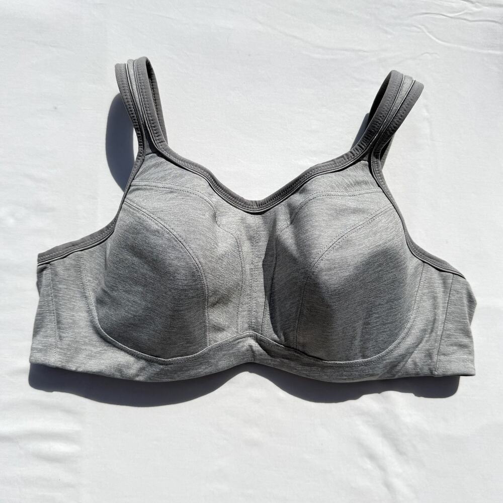 Panache Power Underwire Sports Bra 40D Gray 5021